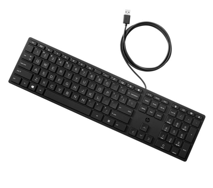 HP Wired 320K Full-Sized Keyboard - Compatible with Windows 10, Desktop PC, Lapt image 3