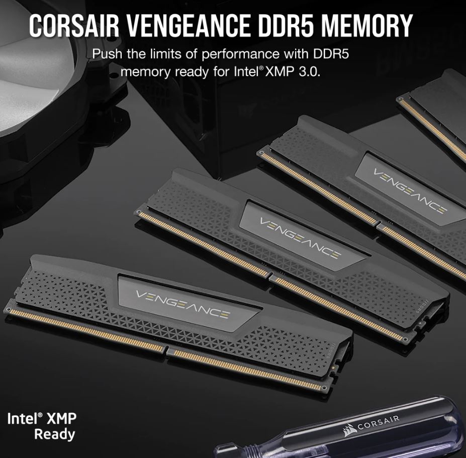Corsair Vengeance RGB 32GB (2x16GB) DDR5 DRAM 6400MT/s CL36 Memory Kit Intel 80 image 3