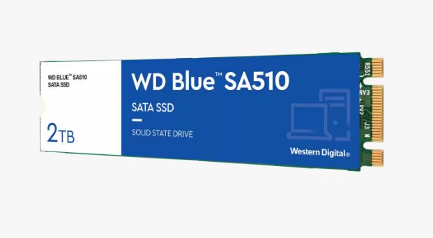 Western Digital WDS200T3B0B WD Blue SA510 SATA SSD 2TB M.2 2280 5-Year Lim image 0