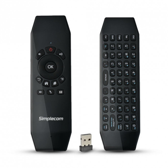 Simplecom RT150 2.4GHz Wireless Remote Air Mouse Keyboard with IR Learning image 0