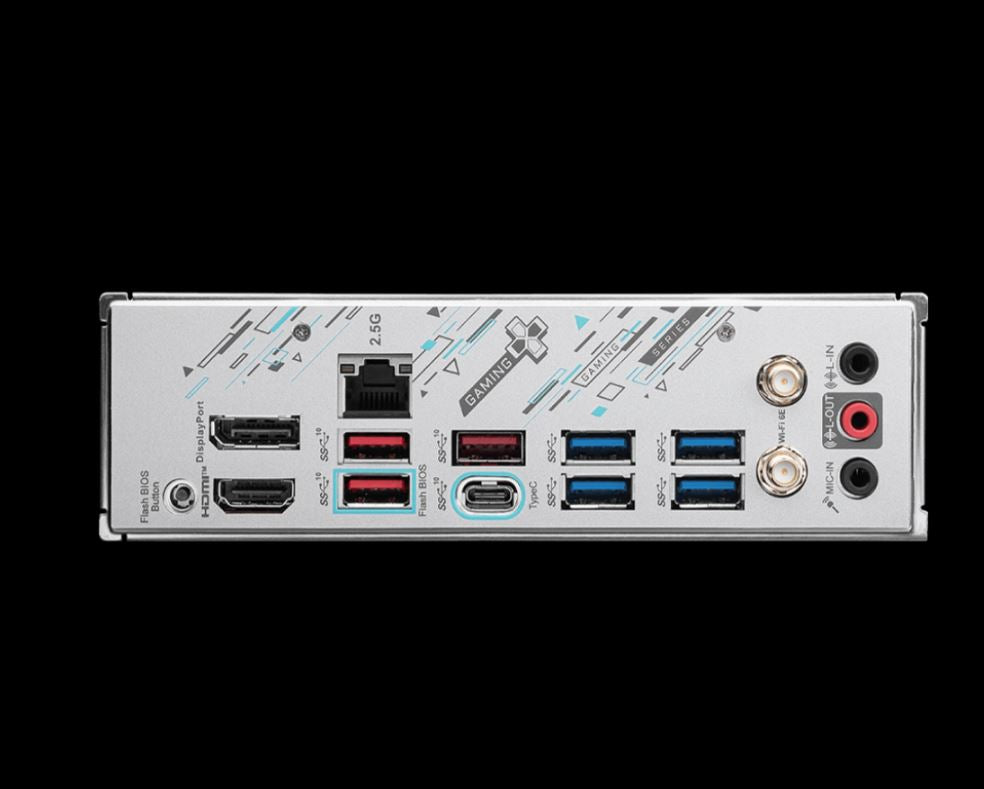 MSI B650M GAMING PLUS WIF AMD AM5 mATX Motherboard, 4x DDR5, 1x PCI-E x16, 2x PC image 3