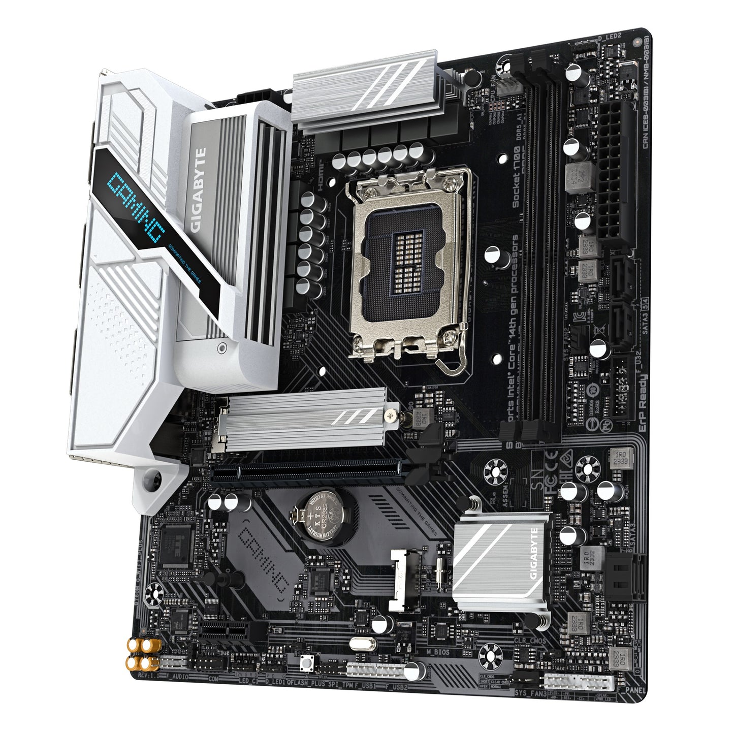 Gigabyte B760M GAMING WIFI PLUS Intel LGA 1700 m-ATX Motherboard, 2x DDR5 ~128G image 2
