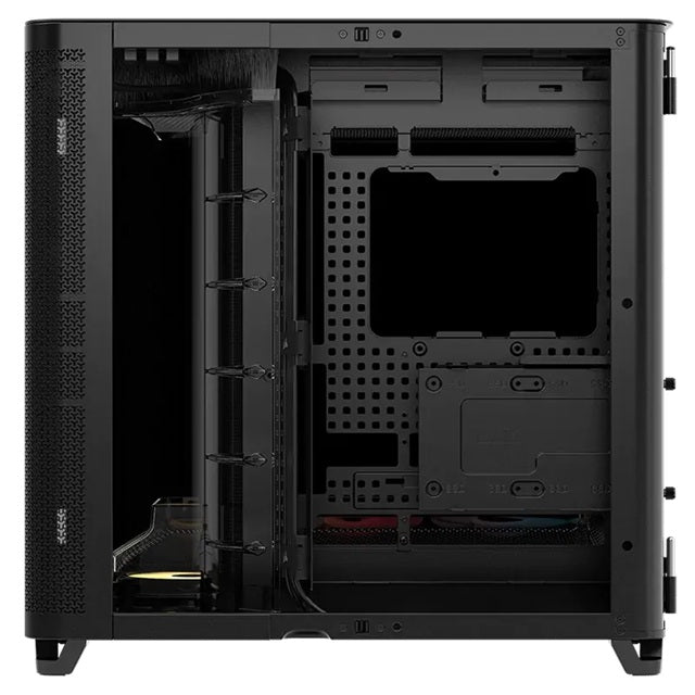 Corsair AIR 5400 RS-R ARGB Mid-Tower ATX Case - Black, Triple-Chamber, 360mm Rad Support, Glass Panels, USB-C, ATX/E-ATX, 2x SSD, 1x HDD