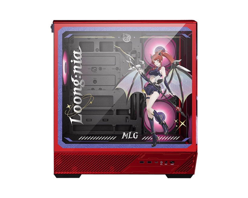 MSI PANO 130R MLG EDITION, Mid-Tower, ATX/M-ATX/ITX, 400mm GPU, 165mm CPU cooler, USB-C 20Gbps, 4 ARGB fans, 360mm rad, PSU 180mm, 7 slots, 3 SSDs