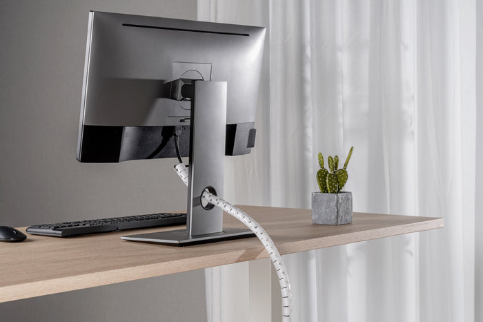 Brateck 25mm/1' Diameter Coiled Tube Cable Sleeve Material Polyethylene(PE) Dime