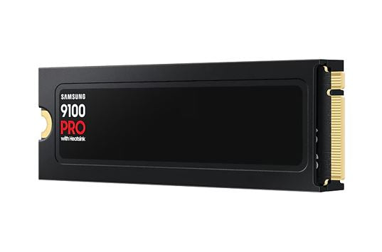 Samsung 9100 PRO 1TB PCIe Gen5 NVMe SSD Heatsink 14700MB/s 13300MB/s R/W 1850K/2