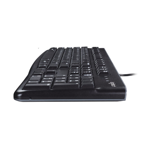 Logitech K120 Wired Keyboard Quiet typing Spill-resistant Durable keys Thin prof
