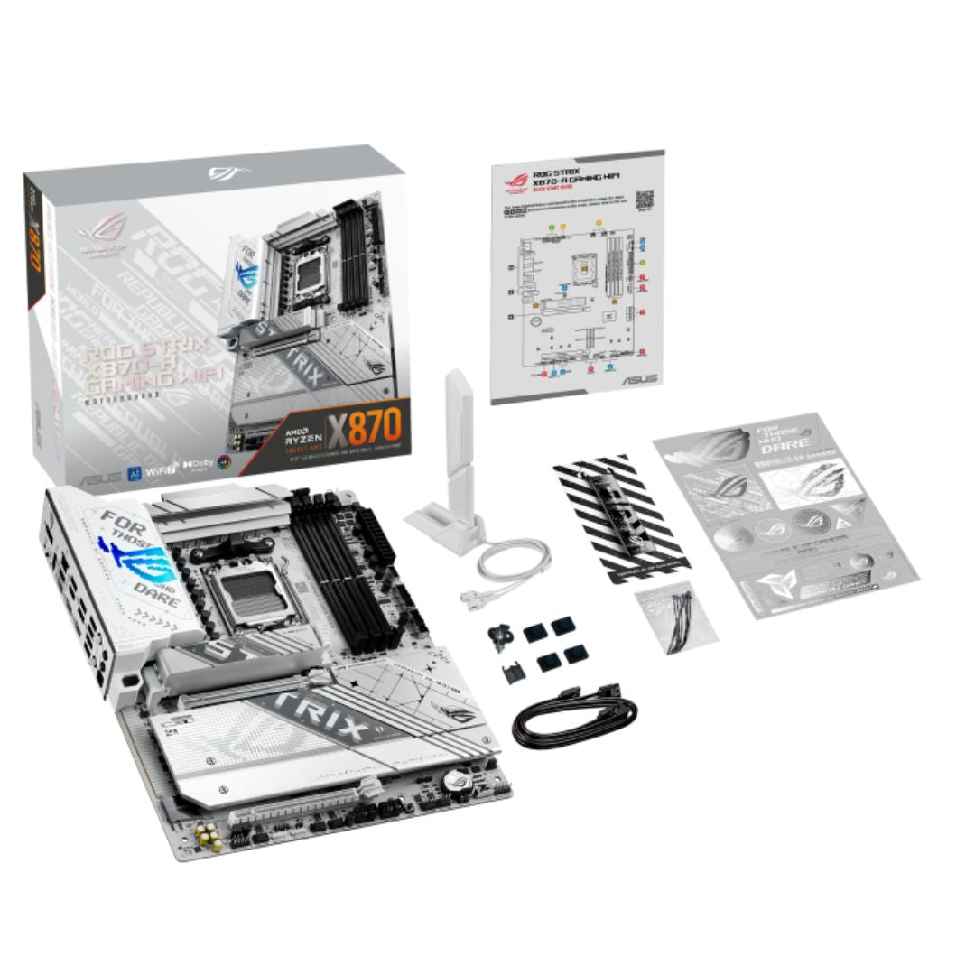 ASUS AMD ROG STRIX X870-A GAMING WIFI (AM5) ATX Motherboard 4x DDR5 198GB, 1x PC