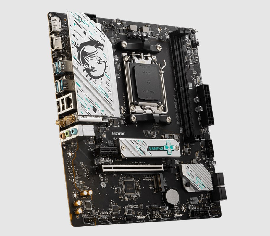 MSI B650M GAMING WIFI AMD AM5 MATX Motherboard, 2x DDR5 ~128GB, 1x PCI-E x16, 2x M.2, 4x SATA, 8x USB 3.2,(LS)