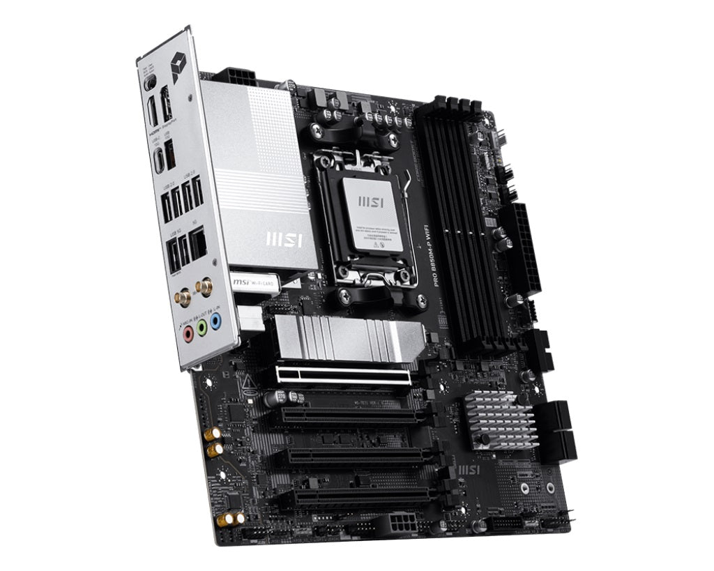 MSI PRO B850M-P WIFI, AM5, 4x DDR5 256GB, 1x HDMI, 1x PCI-E x16 slot, 3x M.2,4x USB2.0, 3x USB C, Wi-Fi 7