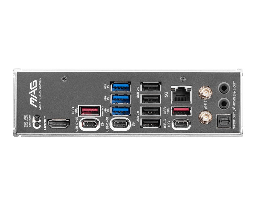 MSI MAG X870E TOMAHAWK WIFI: AM5, Ryzen 9000/8000/7000, DDR5-8400+, PCIe 5.0, Gen5 M.2, USB-C 40Gbps, Wi-Fi 7, BT 5.4, 5G LAN, HDMI 8K, Audio Boost 5