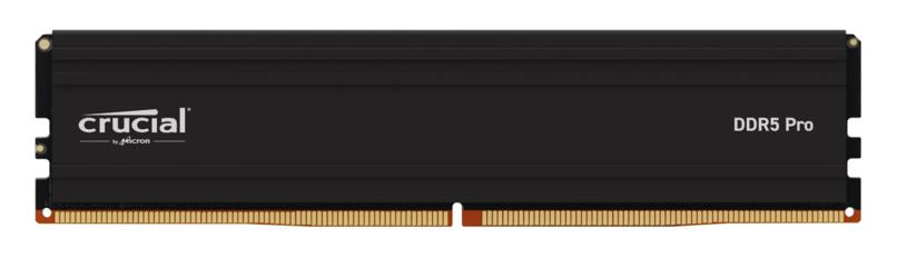 Crucial Pro 48GB (1x48GB) DDR5 UDIMM 5600MHz CL46 Black Heat Spreader Support Intel XMP AMD Ryzen Desktop PC Gaming Memory