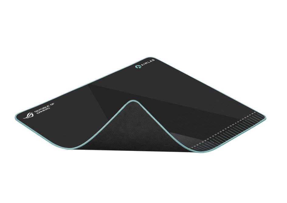 ASUS ROG Hone Ace Aim Lab Edition Large Gaming Mouse Pad (508x420x3mm) Water/Oil/Dust Repellent, Work W/ Aim Lab ROG 360 Task, Hybrid Cloth Surface