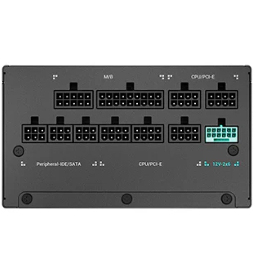 DeepCool PN1000M Gamer Storm 80+ Gold Black Fully Modular Power Supply, 135mm FDB Fan, Japanese Bulk Capacitor, ATX3.1, 12V-2x6 PCIe 5.1 Cable