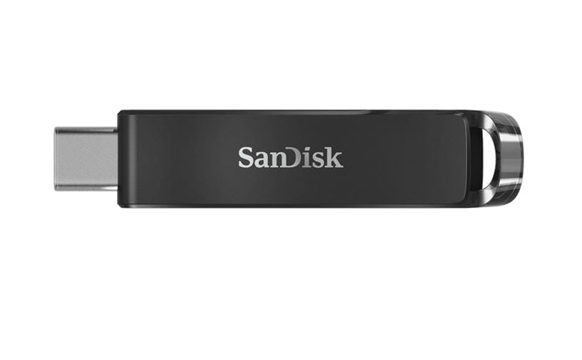 SanDisk Ultra USB Type-C Flash Drive, CZ460 64GB, USB Type C 3.1, Black, Super-t