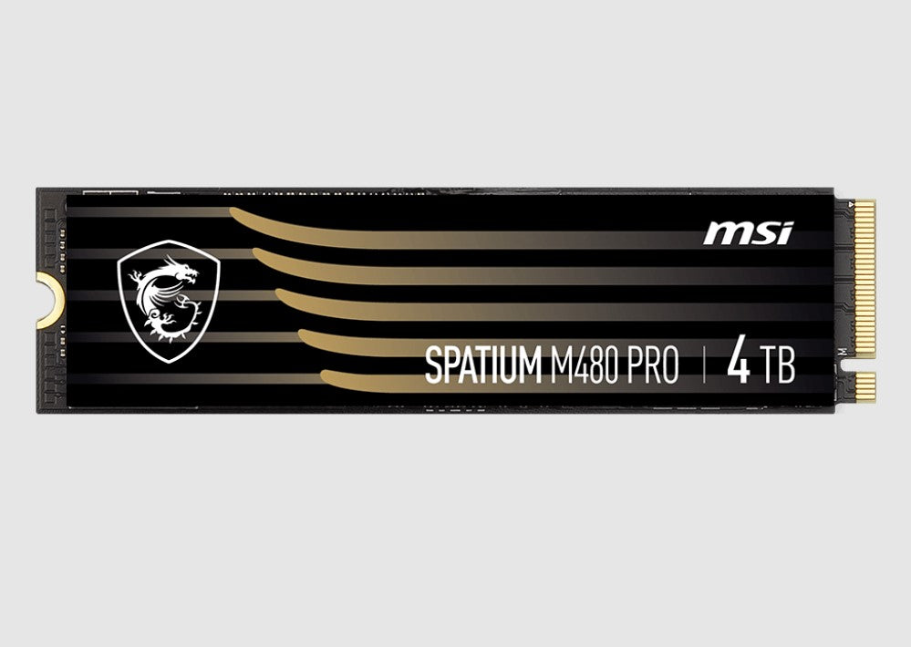 MSI 4TB M480 PCIe 4.0 NVMe M.2 SSD, Sequential Read up to 7400MB/s, Sequential W image 1