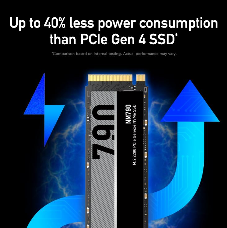 Lexar LNM790X004T-RNNNG Internal SSD 4TB M.2 2280 PCIe Gen 4x4 NVMe SSD up to 74 image 3