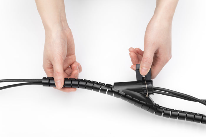 Brateck 15mm/0.59' Diameter Coiled Tube Cable Sleeve Material Polyethylene(PE) D image 1