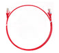 8ware CAT6 Ultra Thin Slim Cable 10m - Red Color Premium RJ45 Ethernet Network L image 0