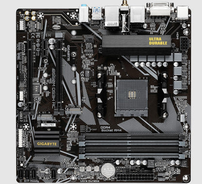Gigabyte B550M DS3H AC AM4 Ryzen mATX Motherboard, 4x DDR4, 3x PCI-e, 2x M.2, 4x image 0