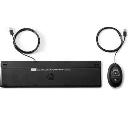 HP 320MK USB Wired Desktop Keyboard Mouse Combo Reduced-sized & Low-Profile Quie image 2