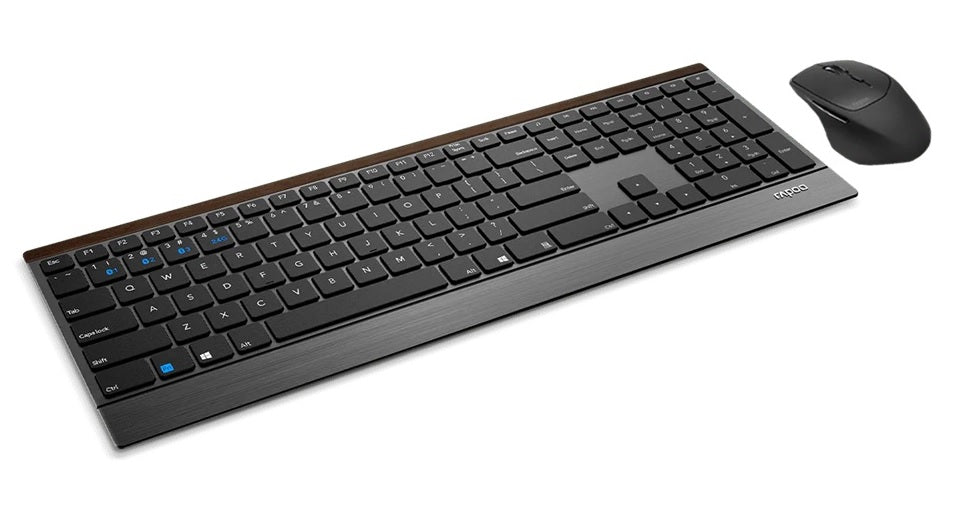 RAPOO 9500M Bluetooth & 2.4G Wireless Keyboard Mouse Combo Black- Multi-Device c image 2