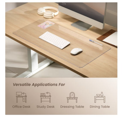 Brateck MP10-18 800mmx400mm Clear Desk Pad, for office desks, study desks, dress image 1