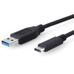 8Ware USB 3.1 Cable 1m Type-C to A Male to Male Black 10Gbps image 0