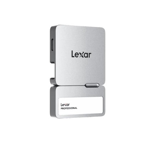 Lexar Professional Go Portable SSD with Hub, SL400, 2TB, Silver, Up to 1050MB/s image 1