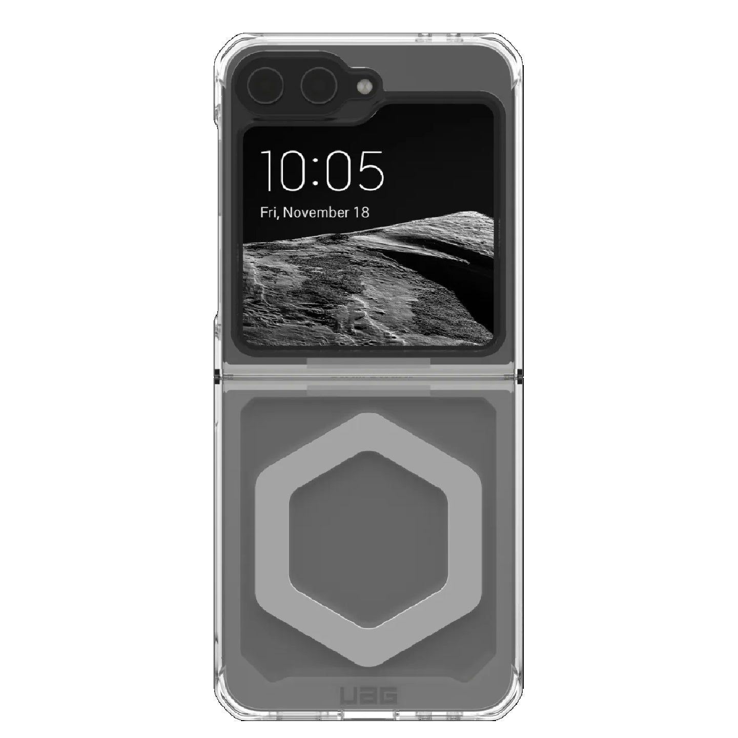 UAG Plyo Pro Samsung Galaxy Z Flip6 5G (7.6') Rugged Case - Ice/Silver (21445511 image 1