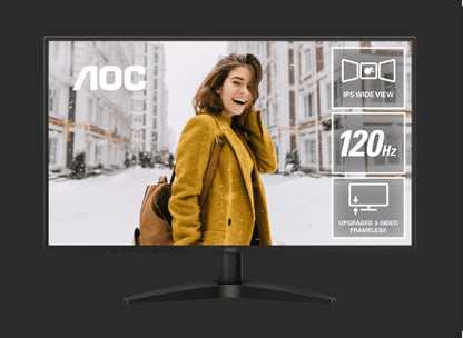 AOC 27' 120Hz 1920 × 1080 (FHD), 300 cd/m2,  VGA × 1, HDMI 1.4 × 1 1ms Adapti image 0
