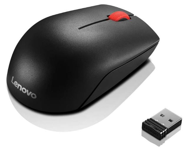 LENOVO Essentials Compact Wireless Mouse - 2.4 GHz Wireless via Nano USB, 1000 D image 1