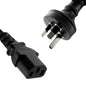 8Ware AU Power Cable 2m - Male Wall 240v PC to Female Power Socket 3pin to IEC 3 image 0