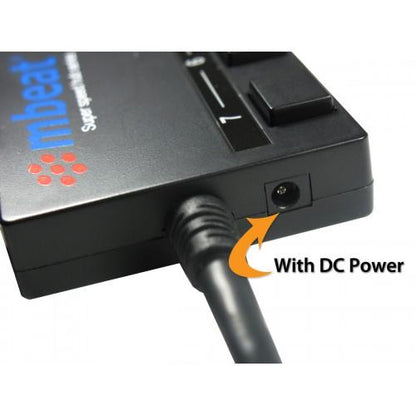 mbeat® 7-Port USB 3.0 & USB 2.0 Powered Hub Manager with Switches - 4x USB 3.0 image 3