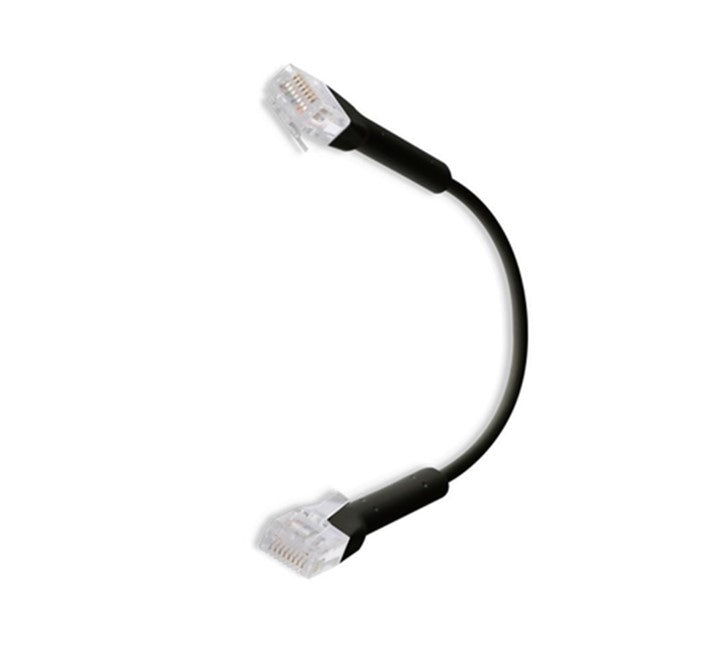 Ubiquiti UniFi Patch Cable Single Unit, 5m, Black, End Bendable to 90 Degree, RJ image 3