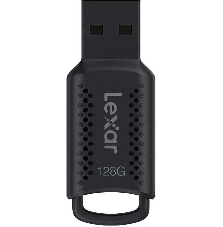 Lexar V400 128GB JumpDrive® USB3.0 Flash Drive, up to 100MB/s read, Black,Secur image 1