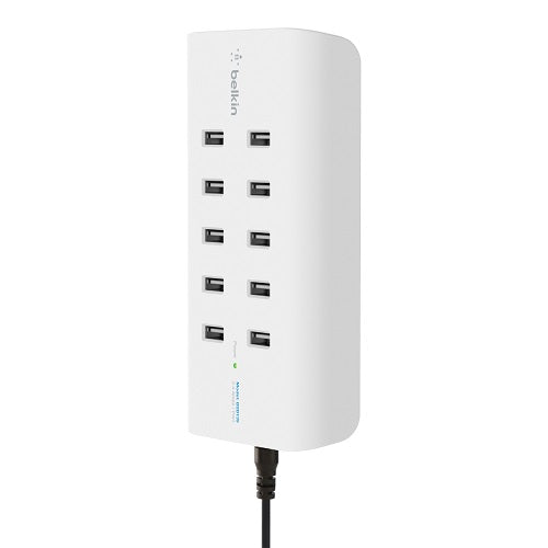 Belkin 10-Port USB Charging Station / Hub 10xUSB-A Ports(2.4Amps),Intelligent Ch image 1