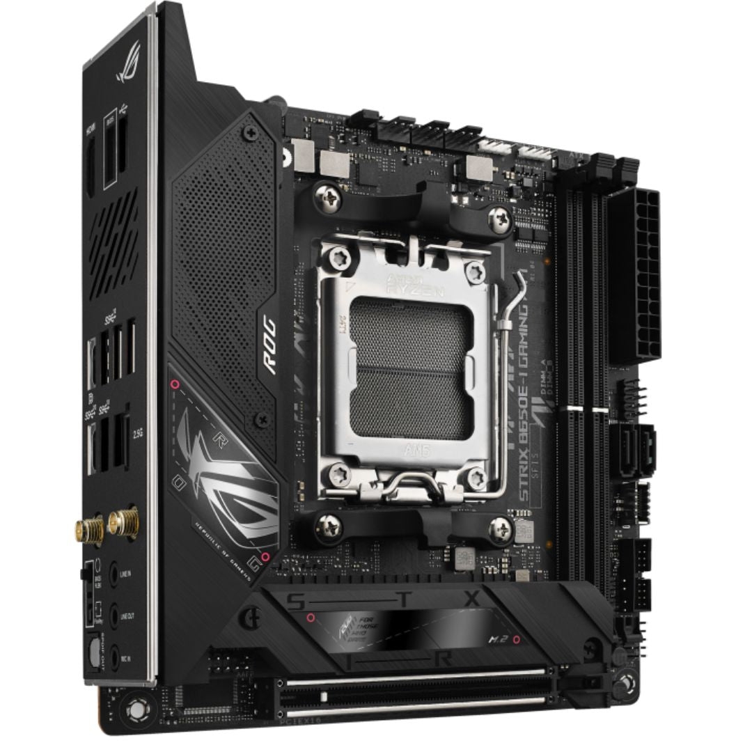 ASUS AMD B650E ROG STRIX B650E-I GAMING WIFI (AM5) Mini-ITX Motherboard  2x DDR5 image 1
