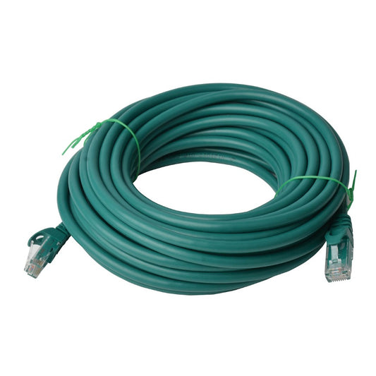 8Ware CAT6A Cable 40m - Green Color RJ45 Ethernet Network LAN UTP Patch Cord Sna image 0
