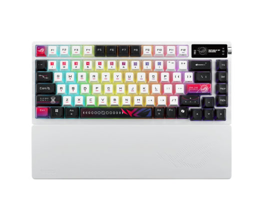 ASUS ROG AZOTH X SNOW SWITCH ROG NX V2 Mechanical Switches, Dye-sublimated, Semi image 0