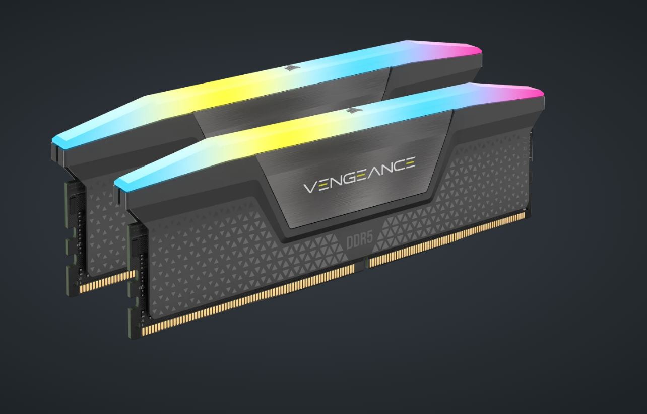 Corsair  Vengeance  RGB 32GB (2x16GB) DDR5 DRAM 6400MT/s CL36 Memory KitRGB 32GB image 0