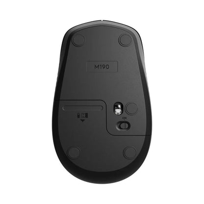 Logitech M190 Full-Size Wireless Mouse - Charcoal image 2