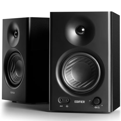 Edifier MR4 Studio Monitor - Smooth Frequency, 1' Silk Dome Tweeter, 4'  Diaphra image 1
