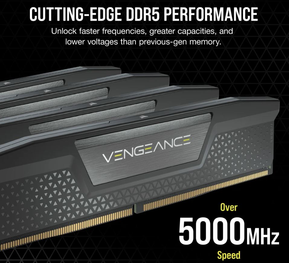 Corsair Vengeance RGB 32GB (2x16GB) DDR5 DRAM 6400MT/s CL36 Memory Kit  Intel 80 image 2