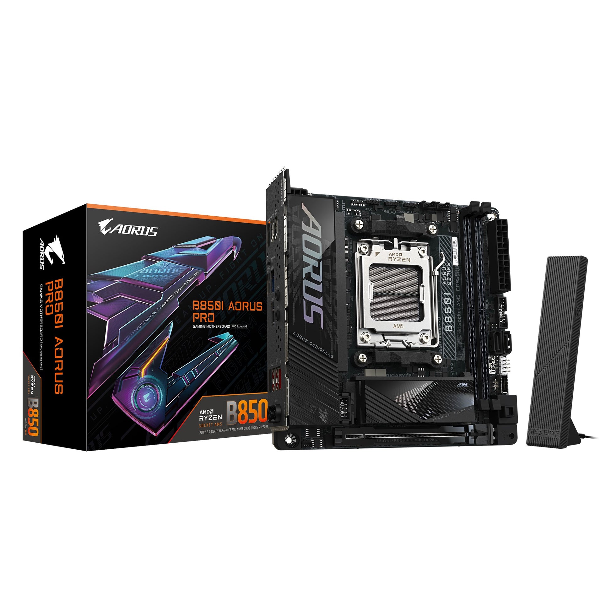 Gigabyte B850I AORUS PRO 1.0, AMD AM5, 2 x DDR5 up to 128 GB,  1 x HDMI, 1x PCI image 0