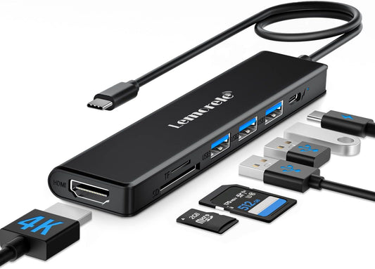 Lemorele TC300 7-in-1  USB-C Hub image 0