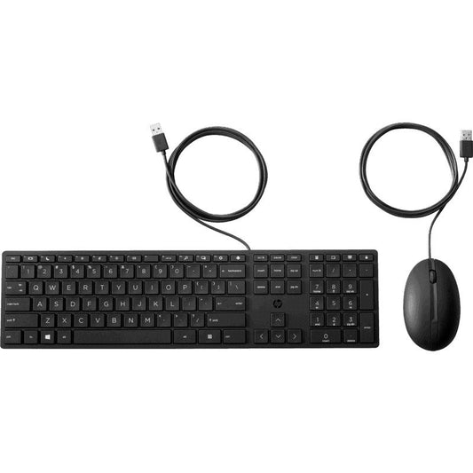 HP 9SR36AA Wired 320MK Keyboard and Mouse Combo image 0