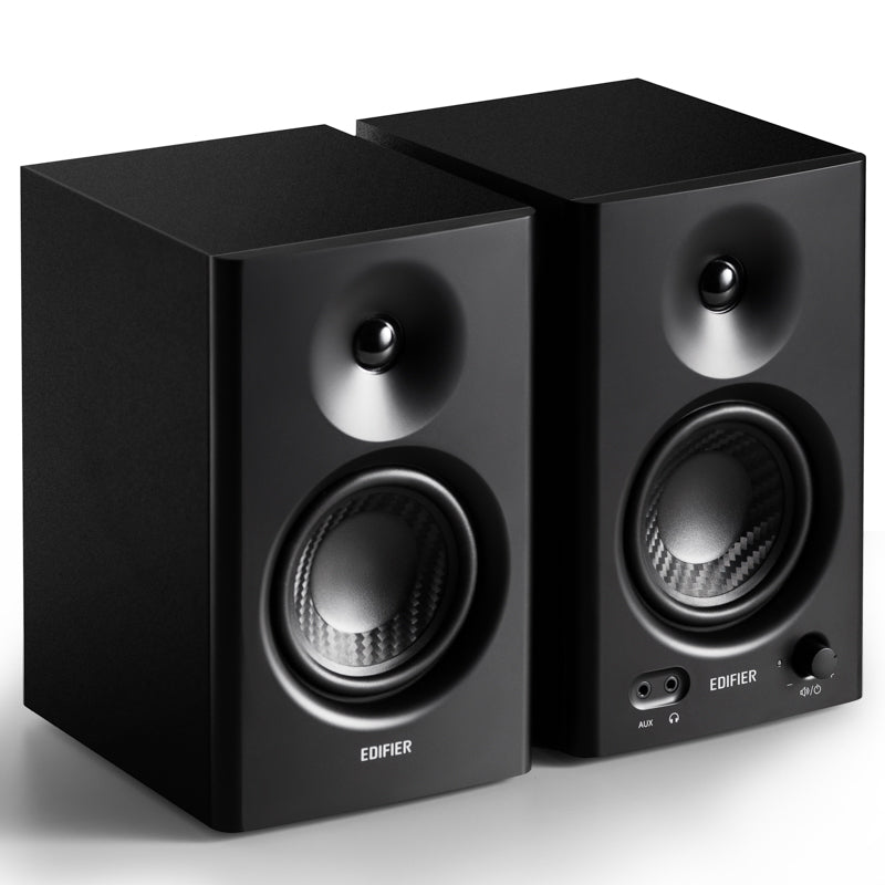 Edifier MR4 Studio Monitor - Smooth Frequency, 1' Silk Dome Tweeter, 4'  Diaphra image 2
