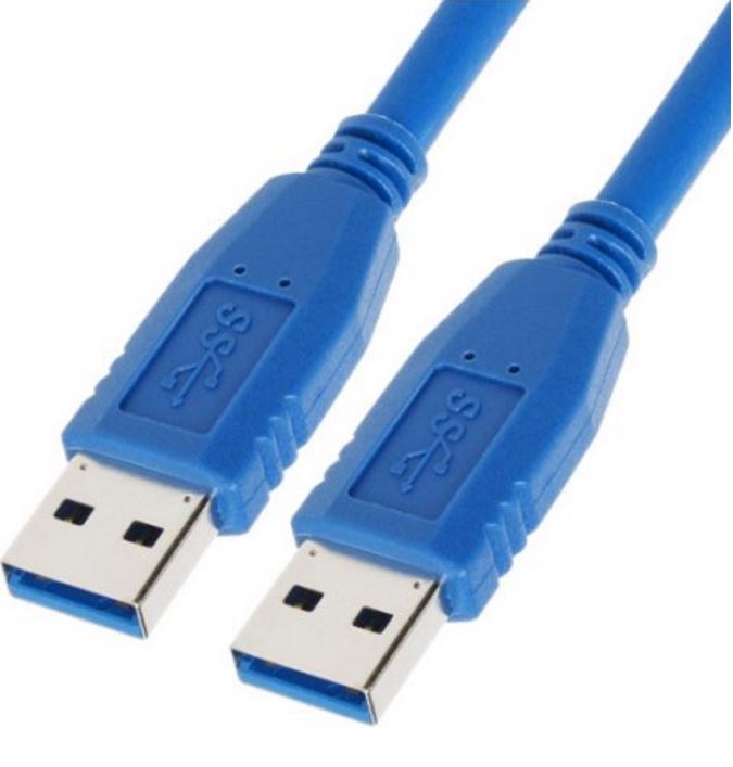 Astrotek USB 3.0 Cable 2m - Type A Male to Type A Male Blue Colour image 0