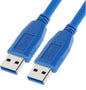 Astrotek USB 3.0 Cable 2m - Type A Male to Type A Male Blue Colour image 0